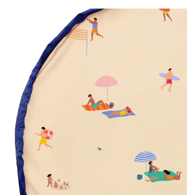 Play&Go Outdoor Speelkleed & Opbergzak - Beach