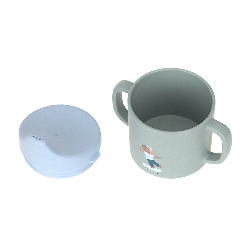 Lässig Drinkbeker Sippy Cup PP/Cellulose -  Tiny Team Dog