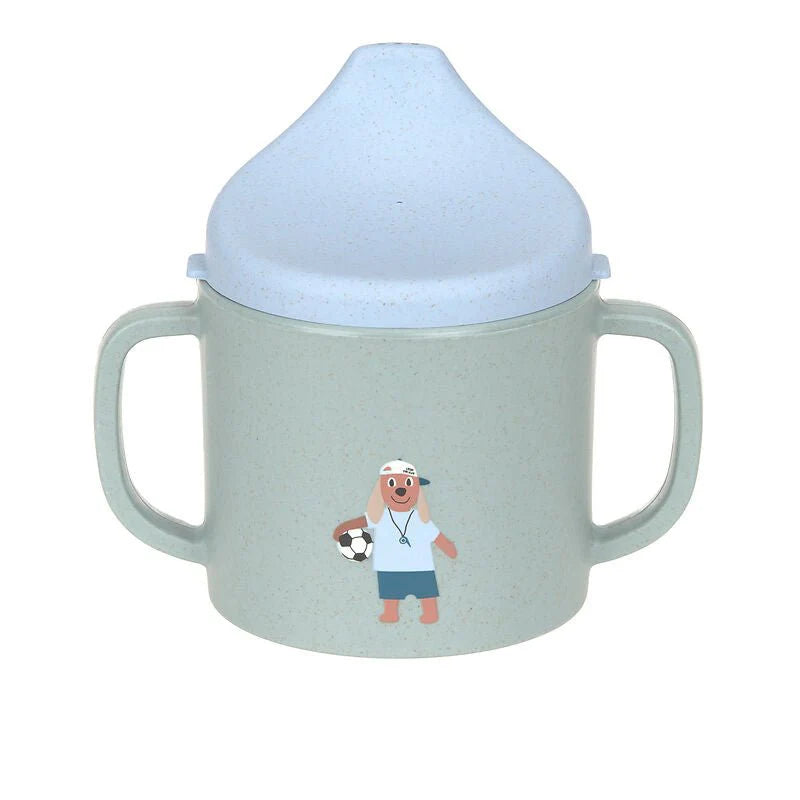 Lässig Drinkbeker Sippy Cup PP/Cellulose -  Tiny Team Dog