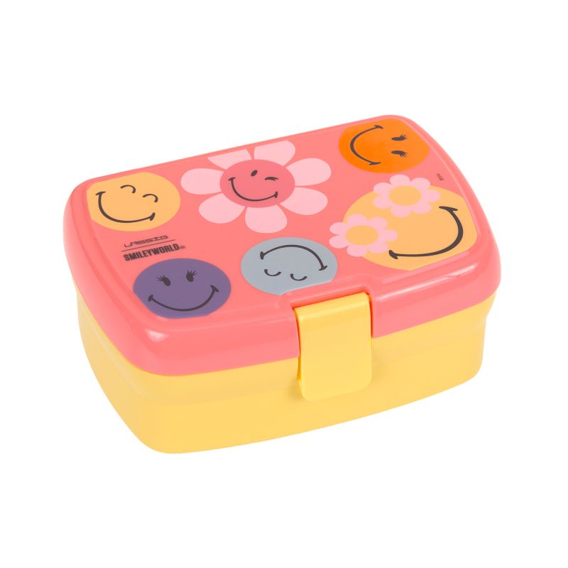 Lässig Lunchbox Smiley World  - Dusty Rose