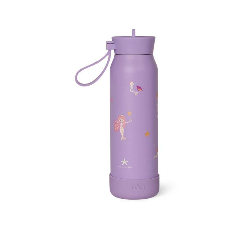 Citron kleine waterfles 350ml Zeemeermin