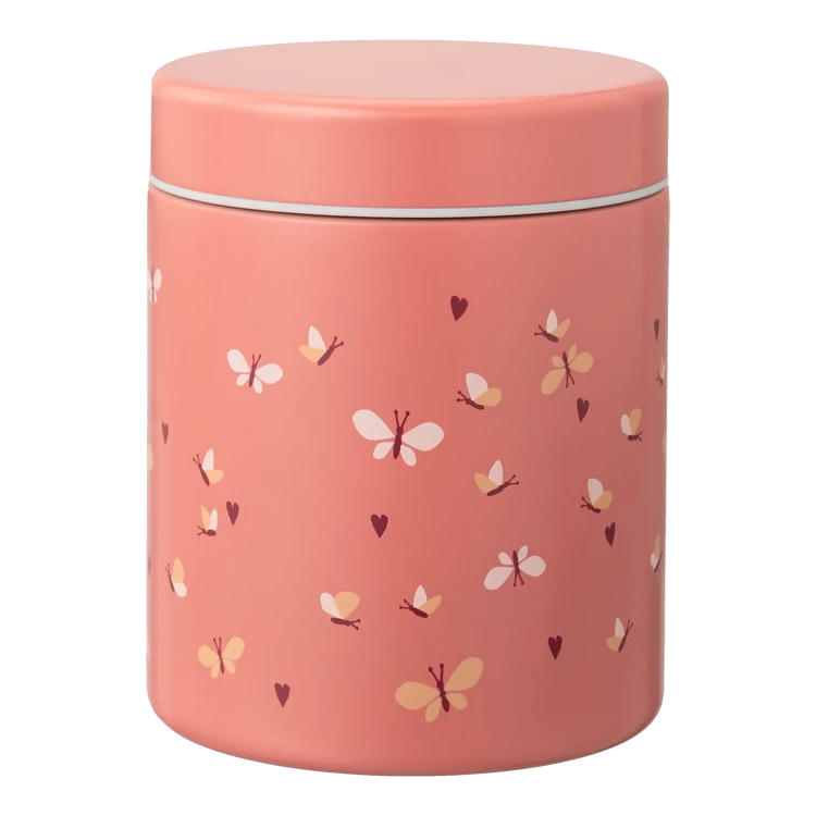 Fresk Bewaarpot/Thermos Voedselcontainer / Food Jar 500ml - Butterfly