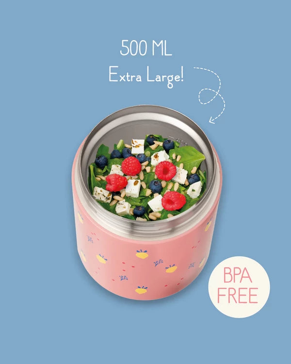 Fresk Bewaarpot/Thermos Voedselcontainer / Food Jar 500ml - Butterfly