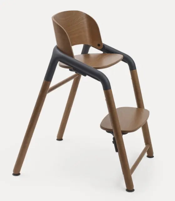 Bugaboo Girafe Stoel - Wood Grey