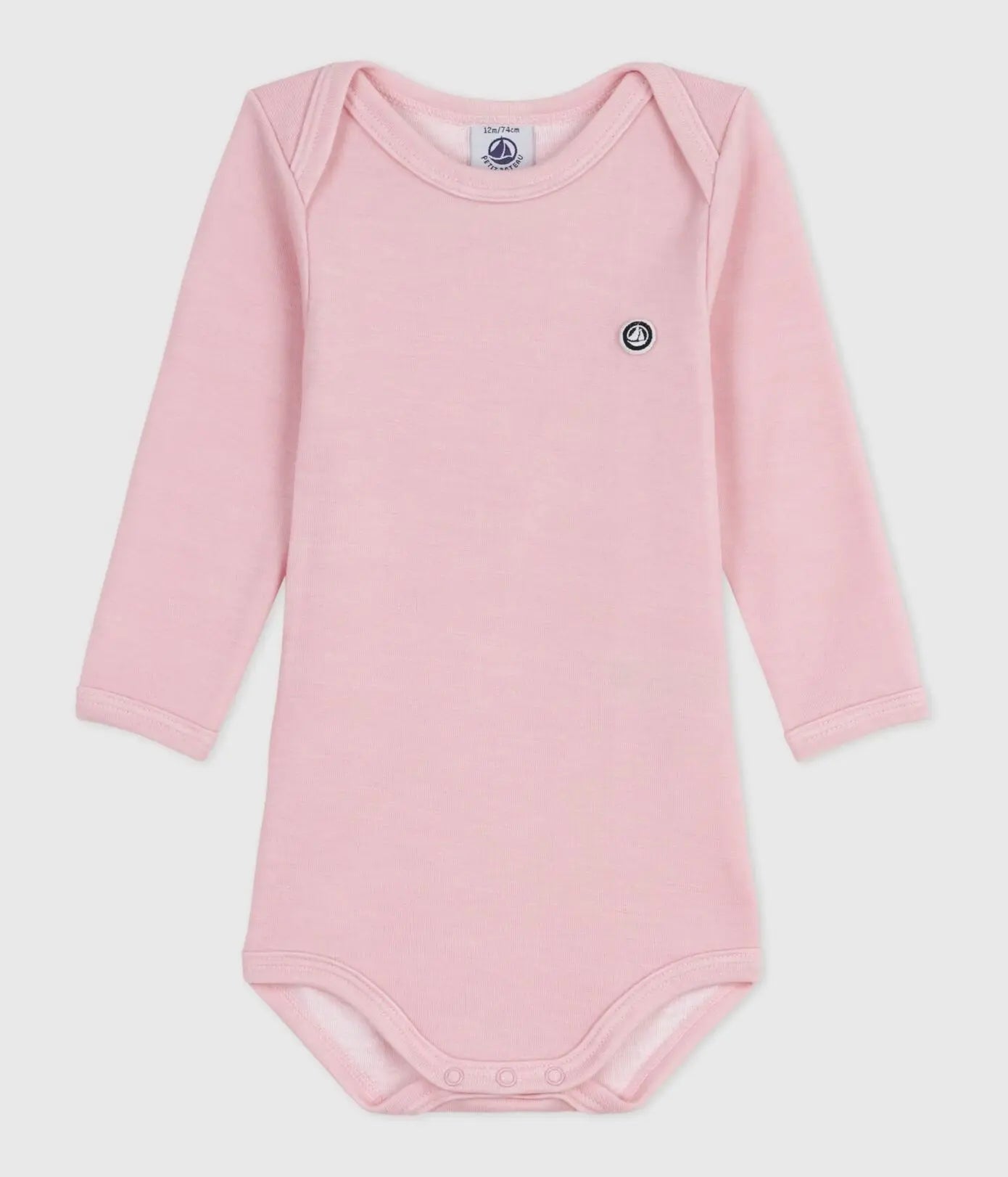 Petit Bateau Body Amerikaanse Hals - Pink