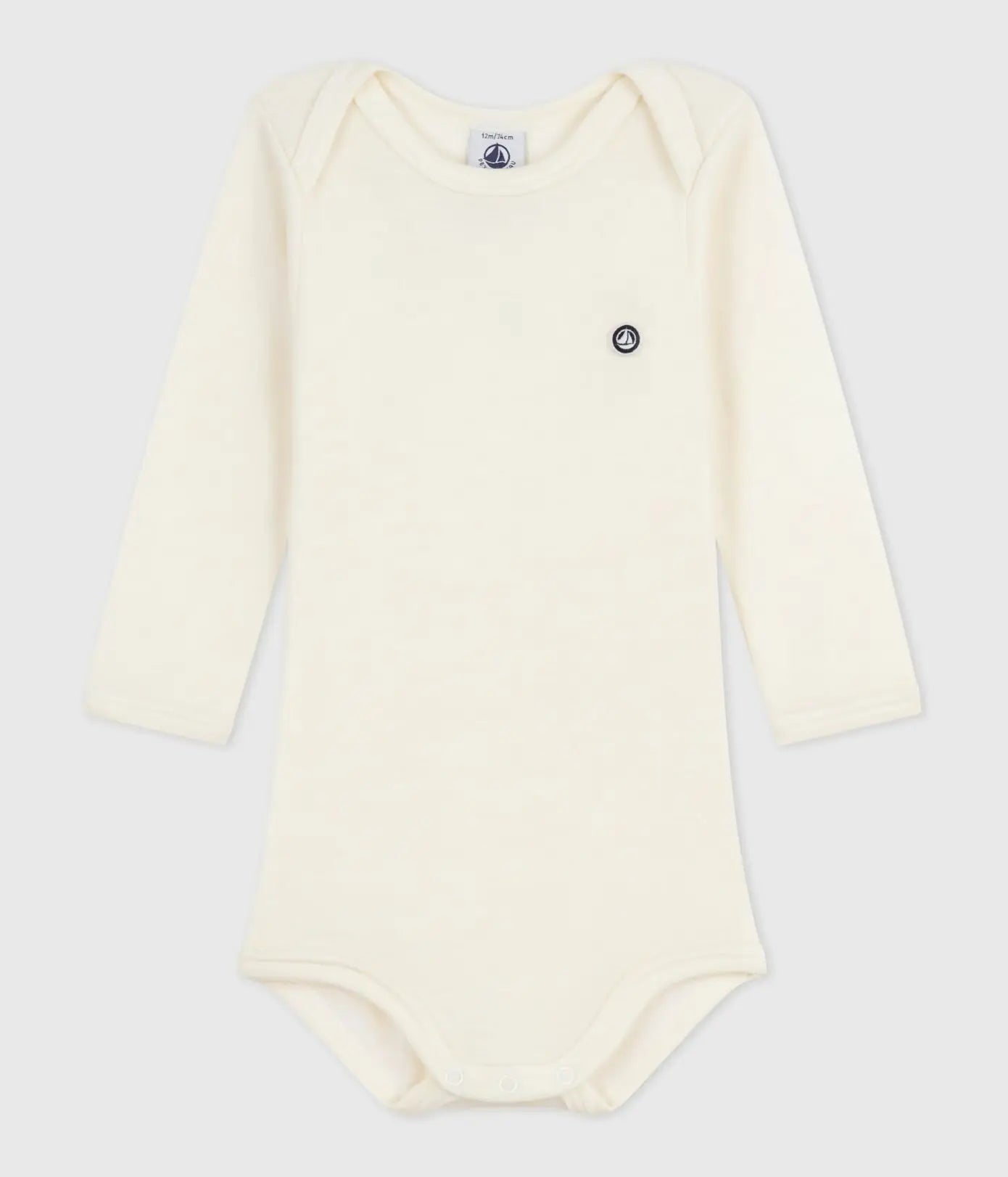 Petit Bateau Body Amerikaanse Hals - Beige