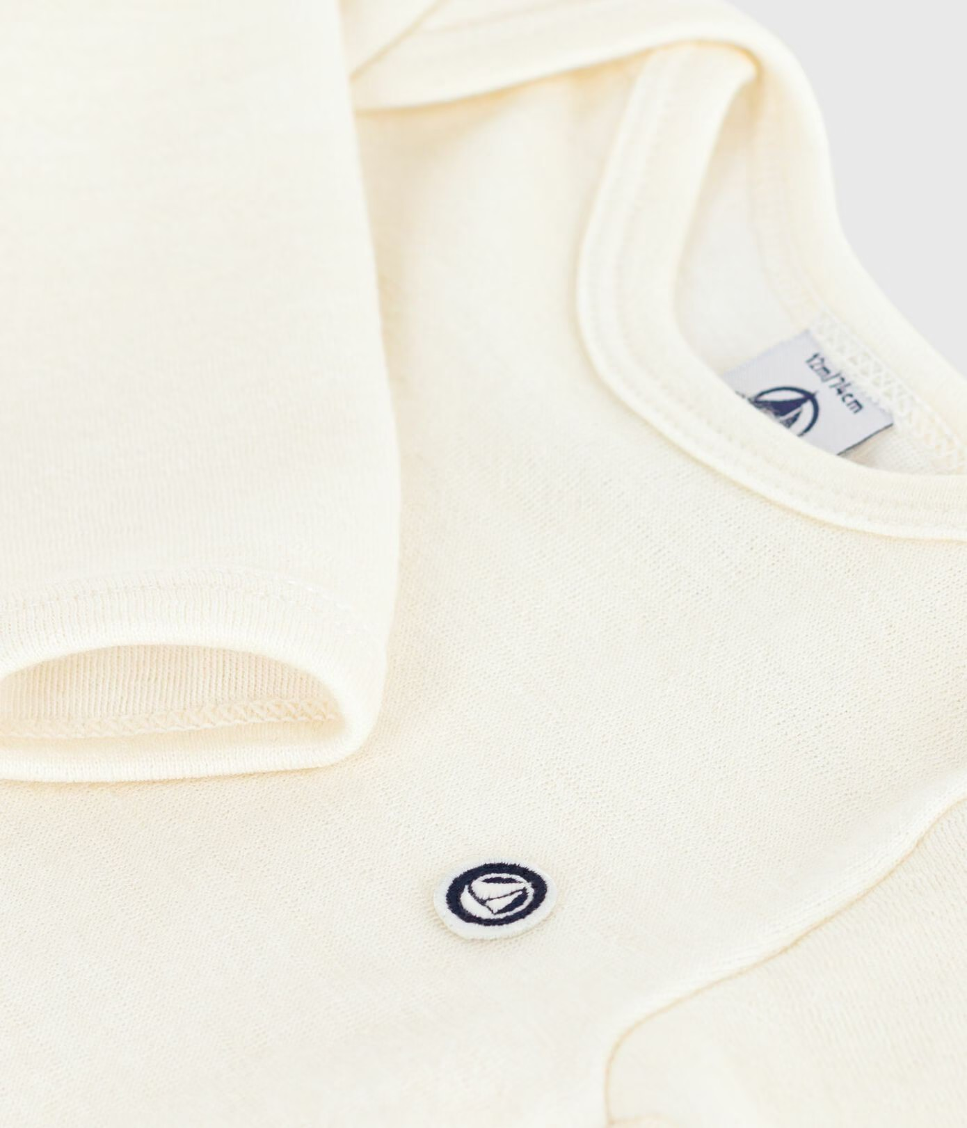 Petit Bateau Body Amerikaanse Hals - Beige