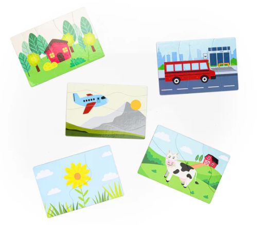 Kinderly Mijn Eerste Magnetische Puzzels (5-delig)