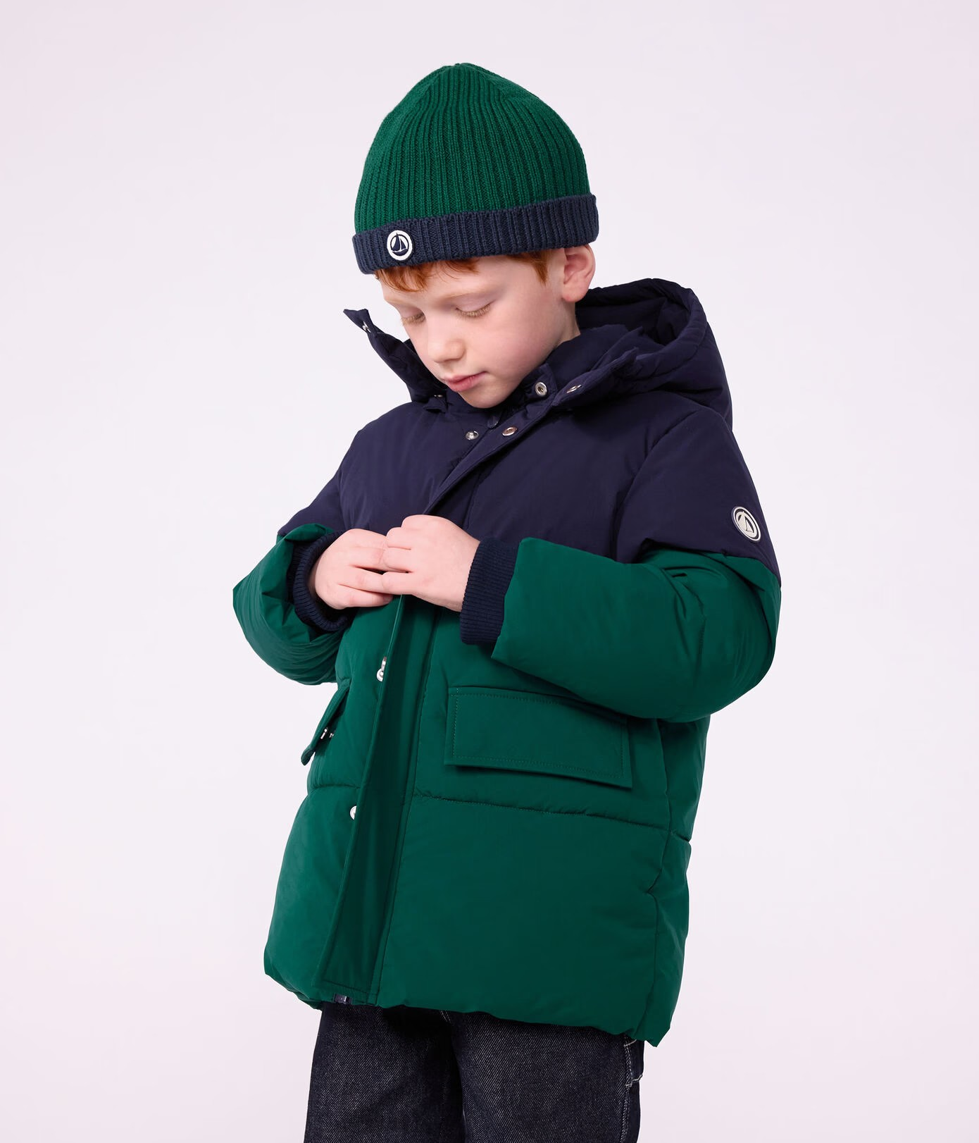 Petit Bateau Mutsje - Groen