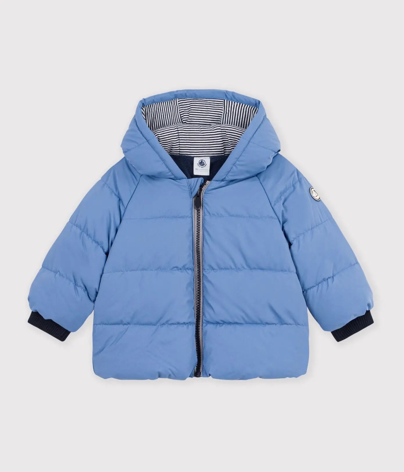Petit Bateau Gewatteerde Jas - Blauw