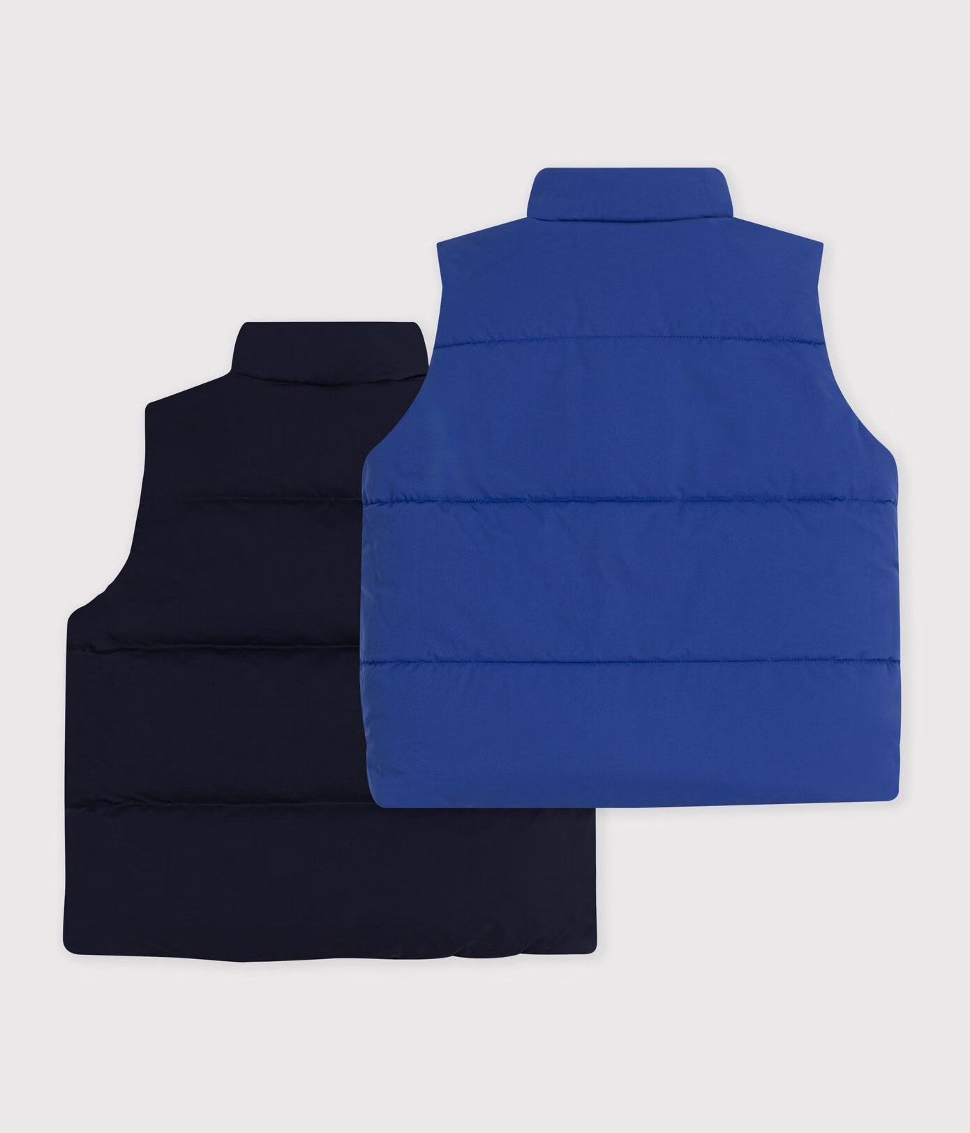 Petit Bateau Gewatteerde Jas Zonder Mouwen - Zwart