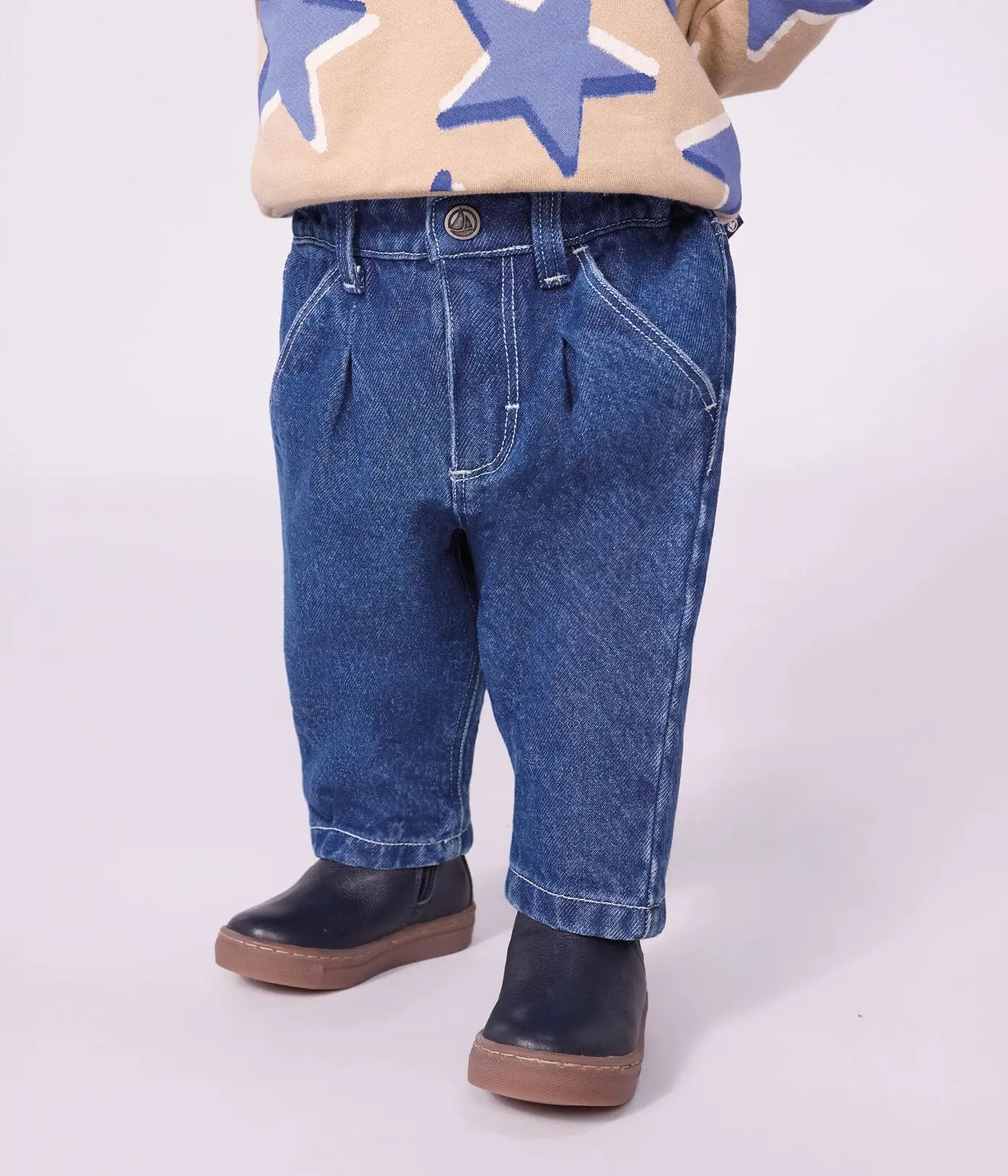 Petit Bateau Broek - Blauw