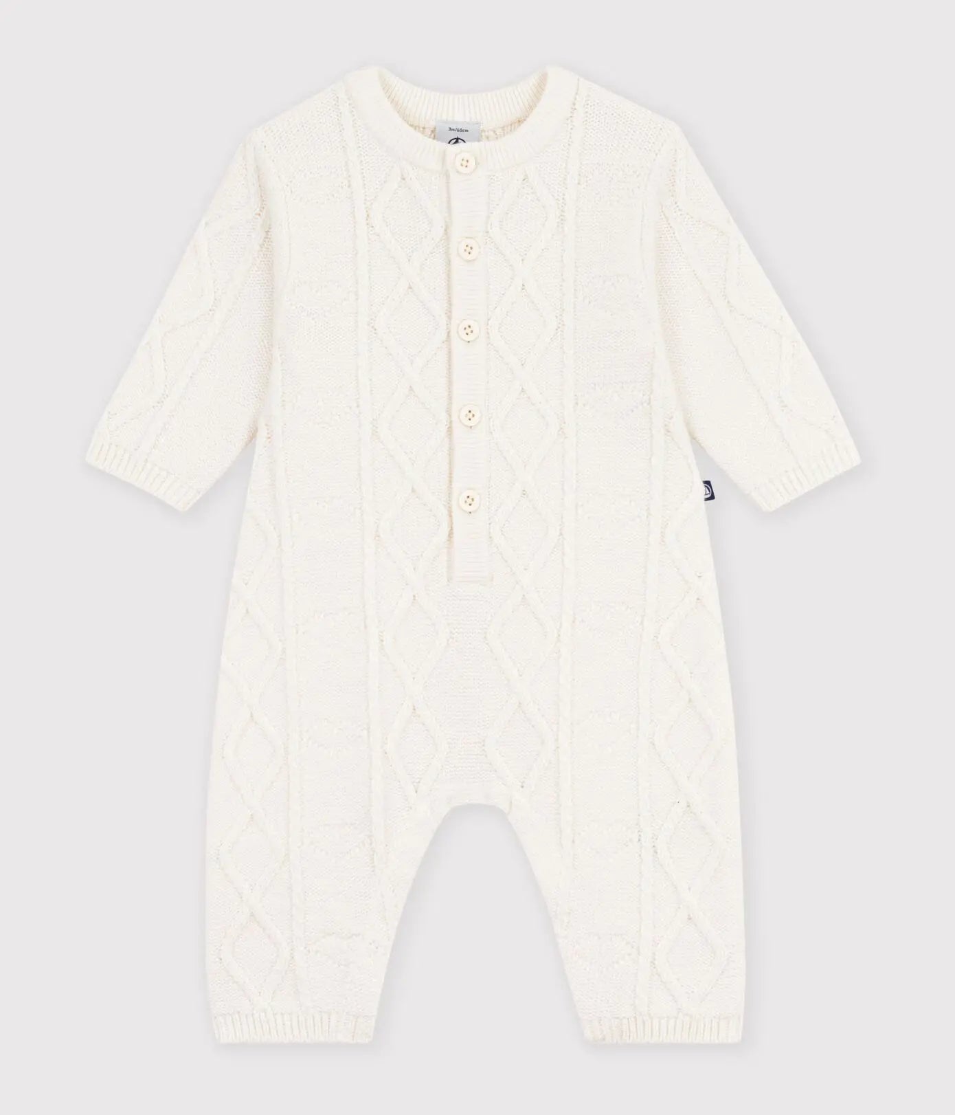 Petit Bateau Onesie - Wit