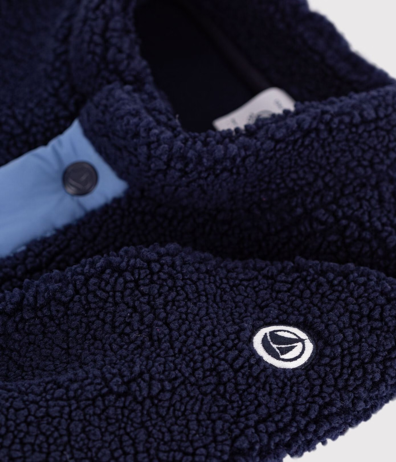 Petit Bateau Sherpa Jas - Blauw