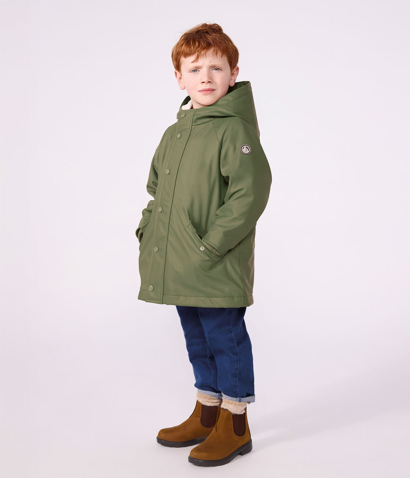 Petit Bateau Gewatteerde Waterdichte Jas - Multicolor
