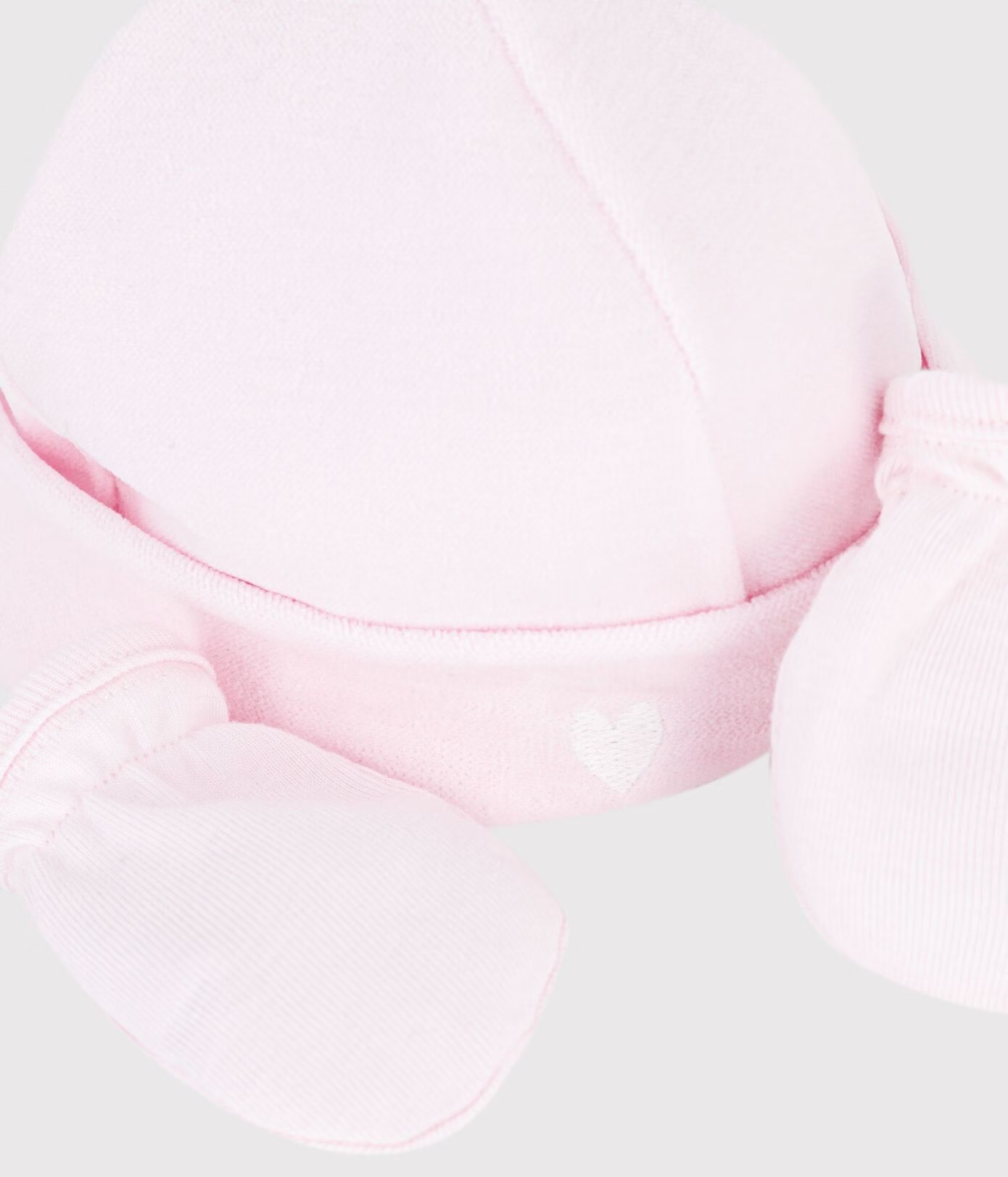 Petit Bateau Mutsje En Wanten - roze
