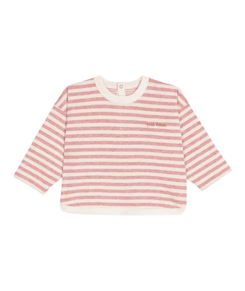 Petit Bateau T-Shirt Lange Mouwen - Roze