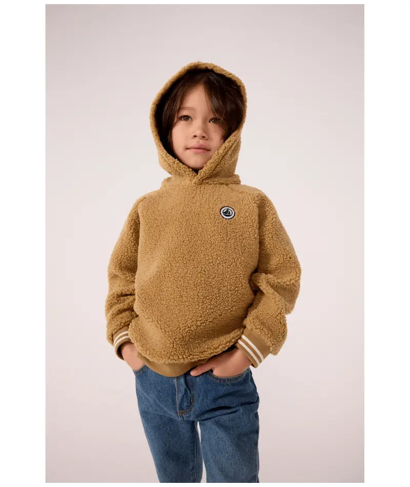 Petit Bateau Sweater Met Capuchon - Beige