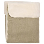 Koeka Wiegdeken Teddy Montreal Moss | Wiegdekentje 100x75 cm