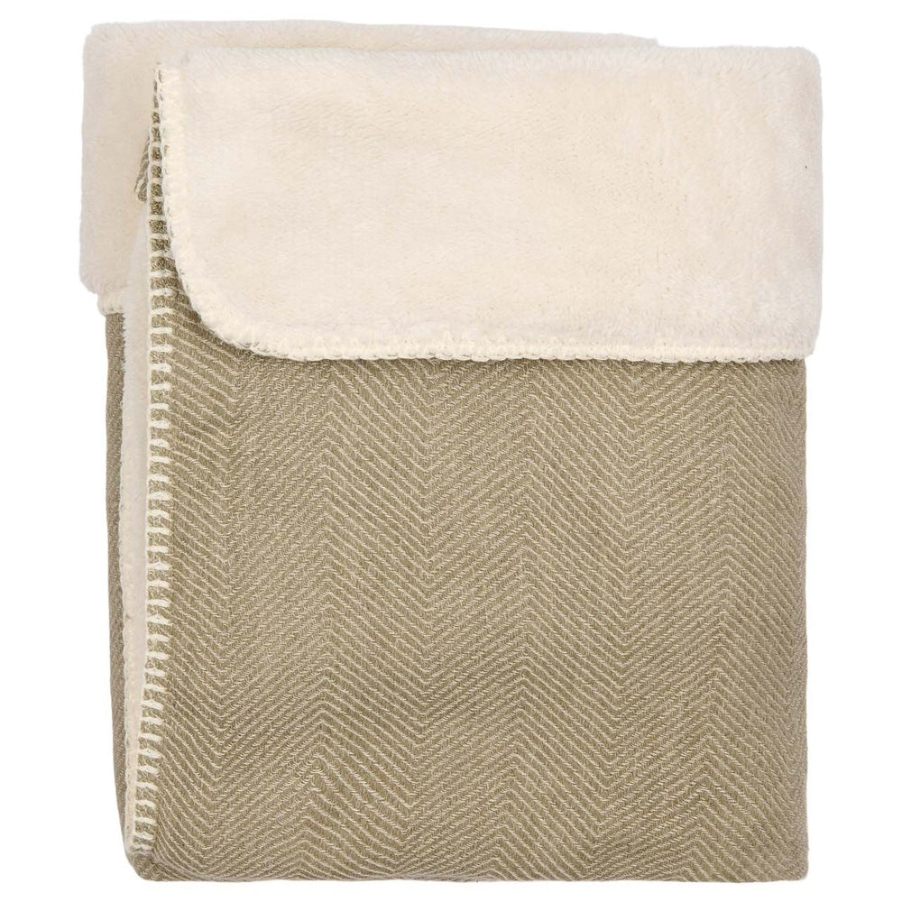 Koeka Wiegdeken Teddy Montreal Moss | Wiegdekentje 100x75 cm