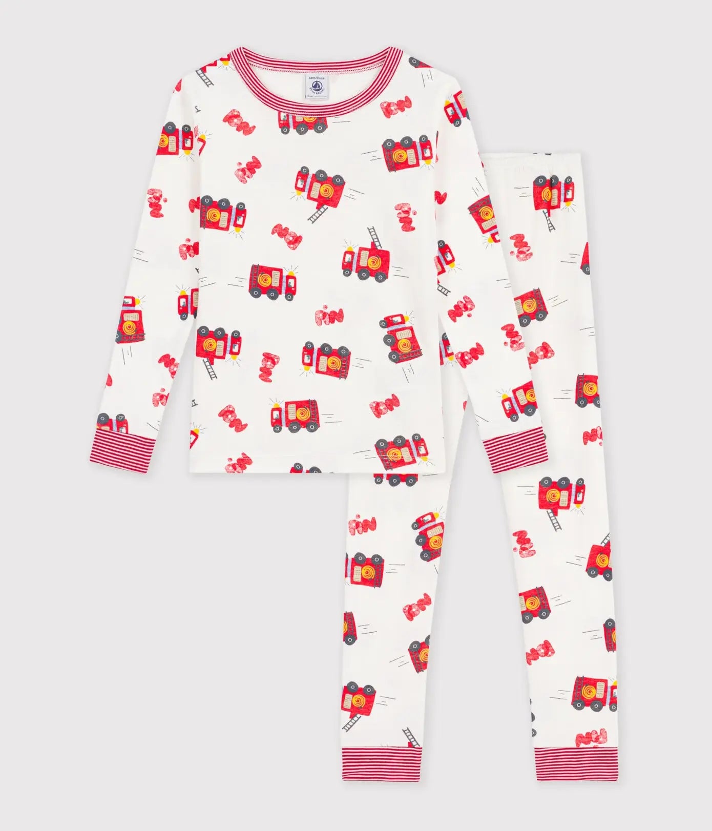 Petit Bateau Pyjama - Wit