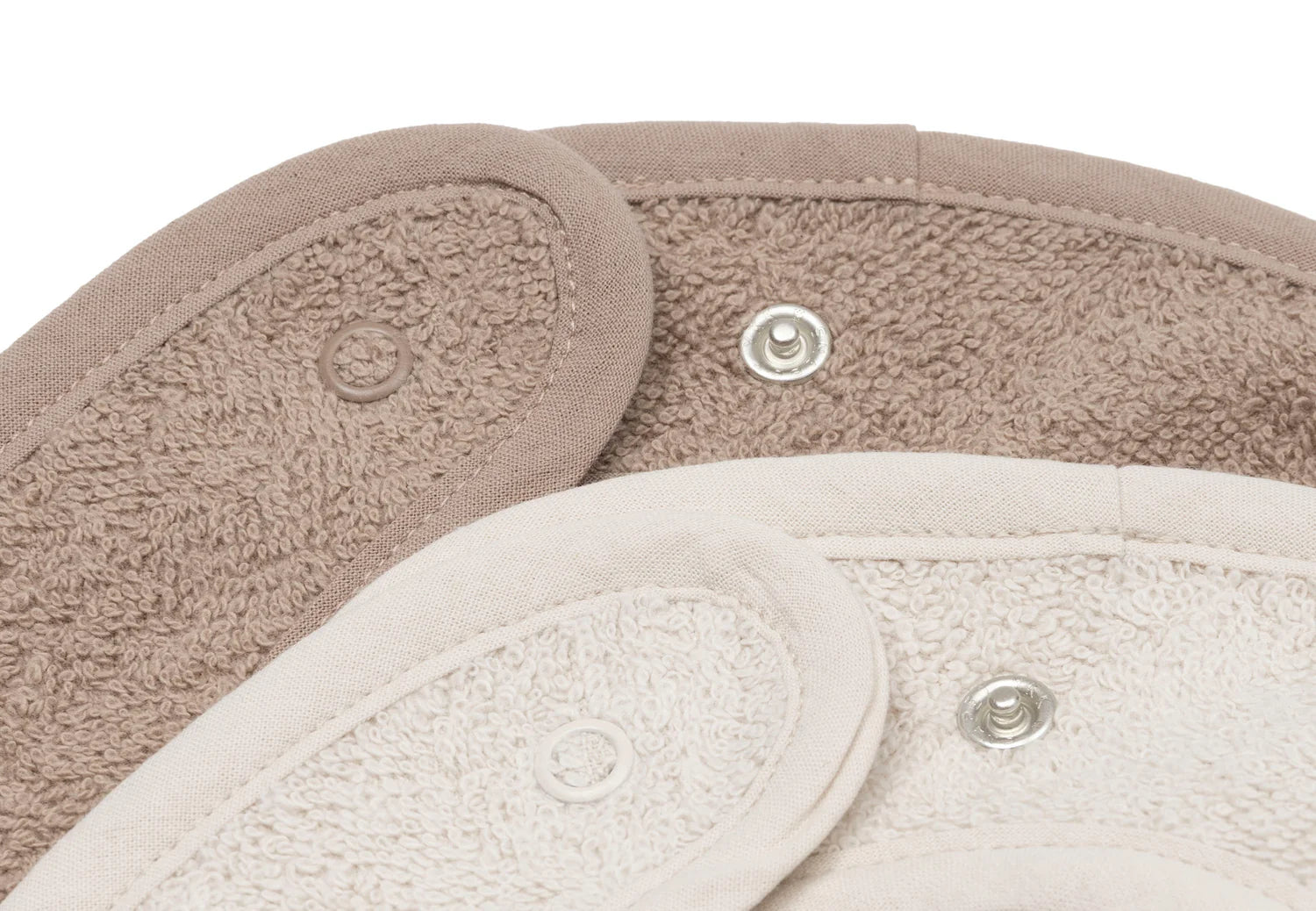 Jollein Slab Badstof 2 Stuks - Sand & Milky Coffee