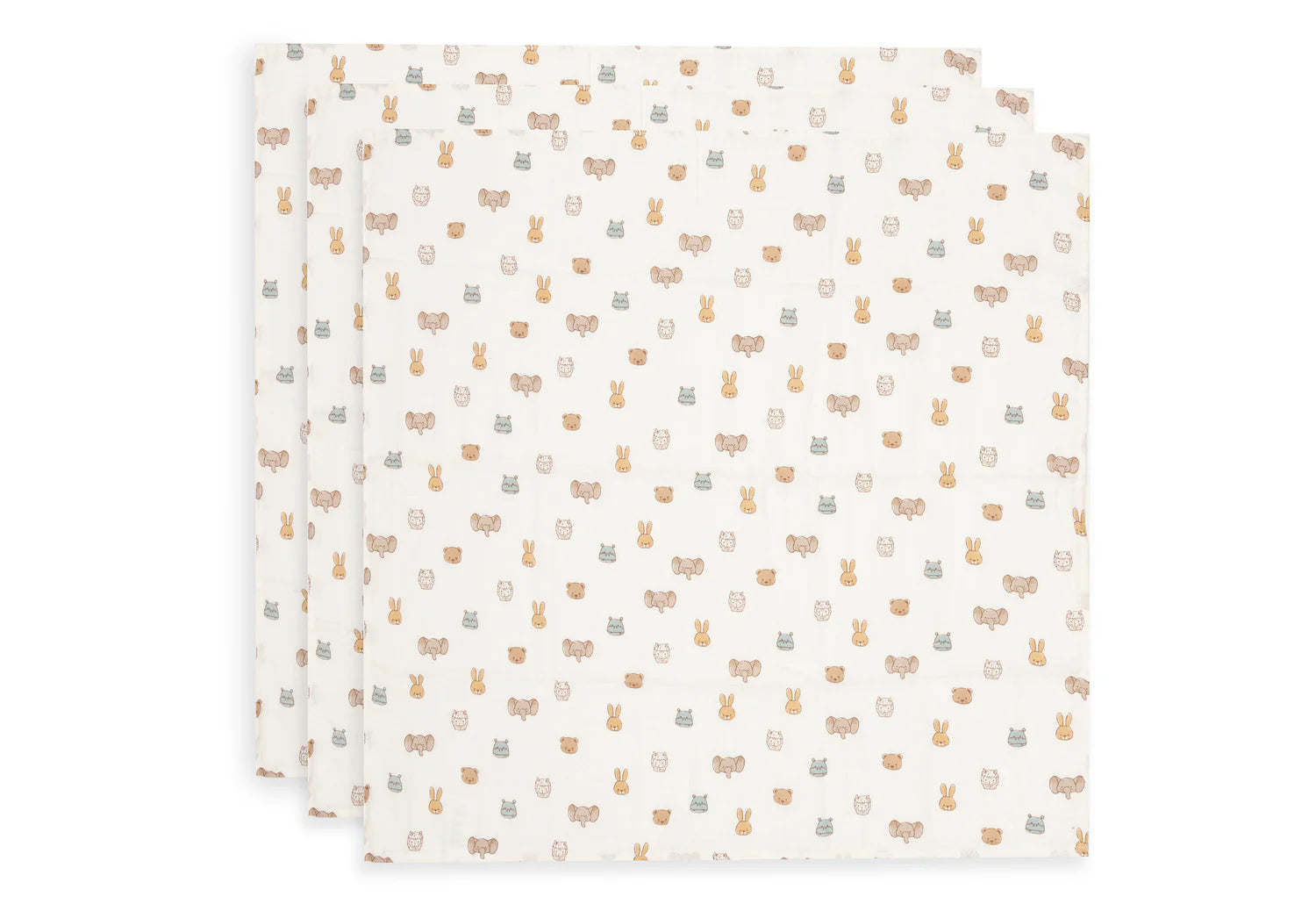 Jollein Hydrofiele Doek Small 70x70cm 3 Stuks - Jollies