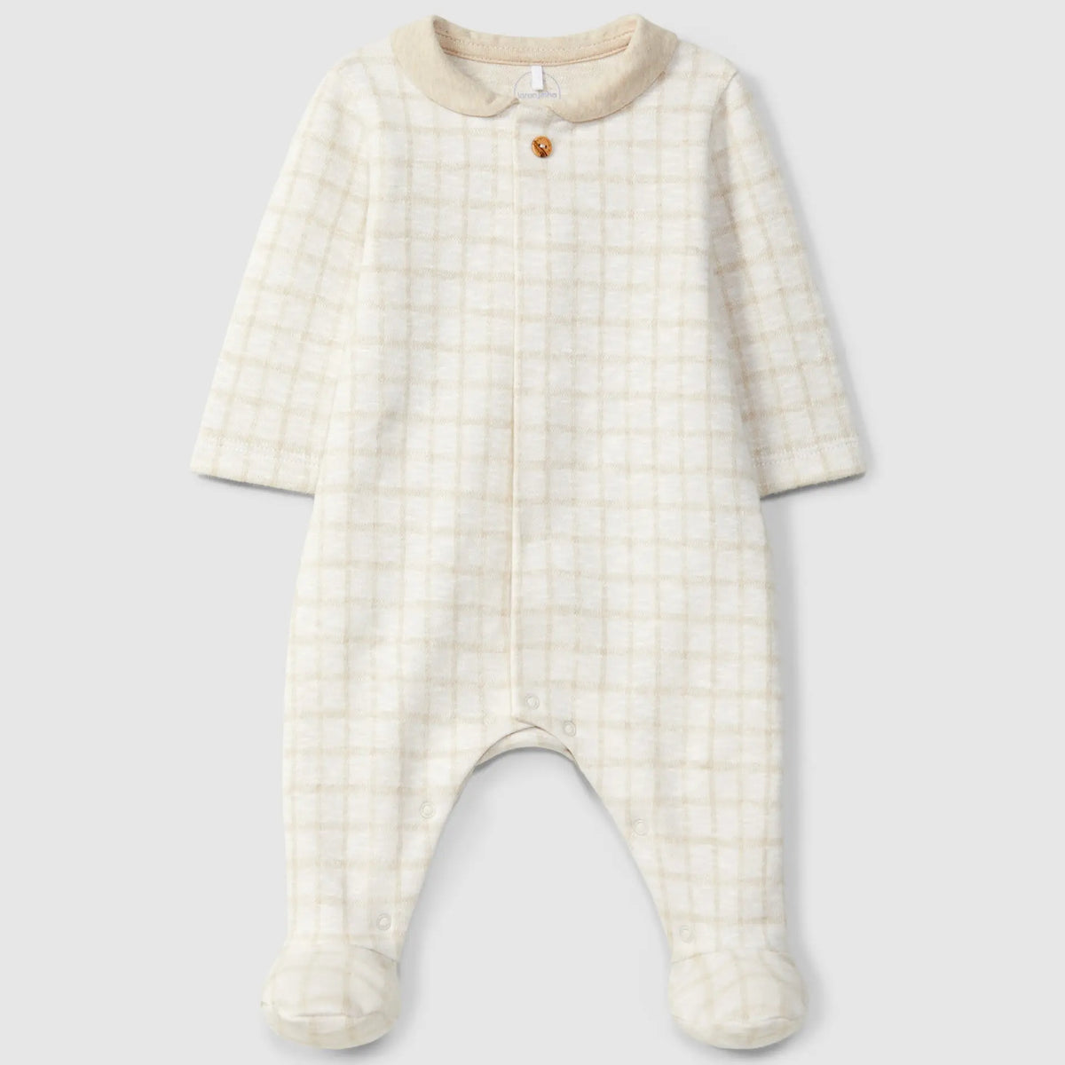 Laranjinha Babygrow Met Ronde Kraag - Zand