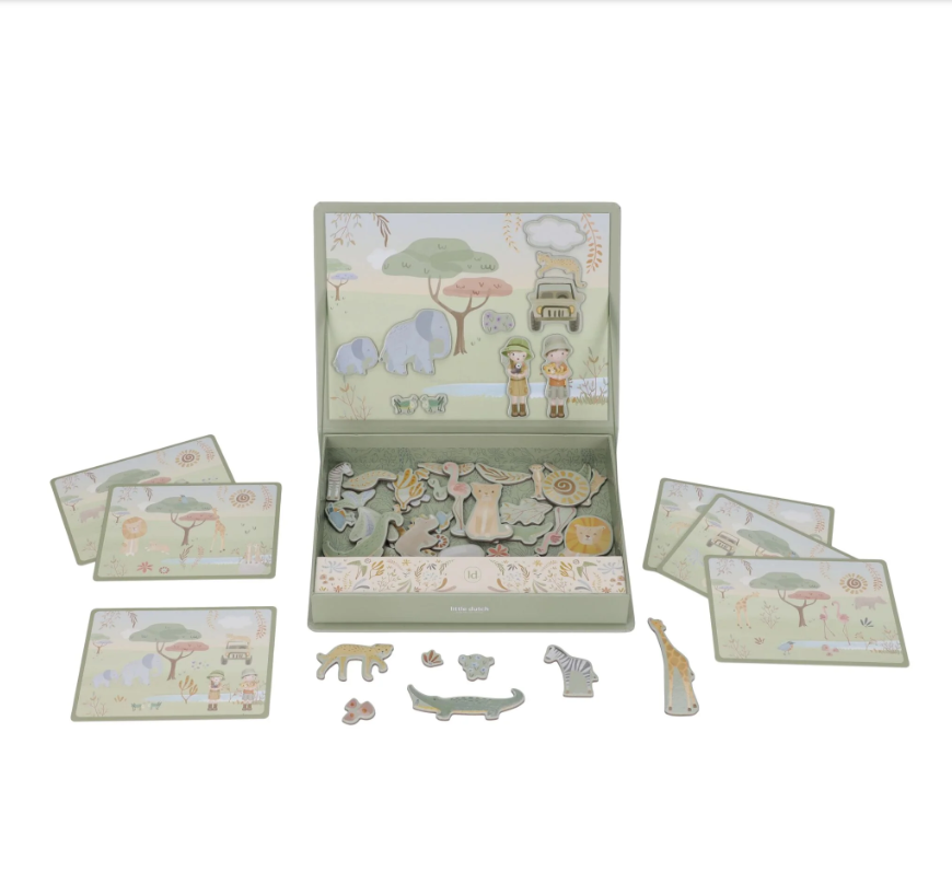 Little Dutch Magnetisch Speelbord Safari Dieren