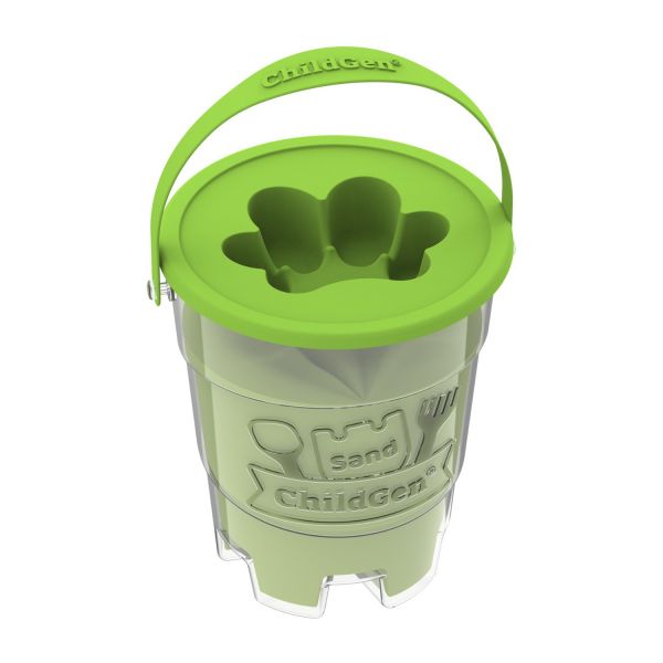 ChildGen Magic sand 500gr met zandvormpje - Green