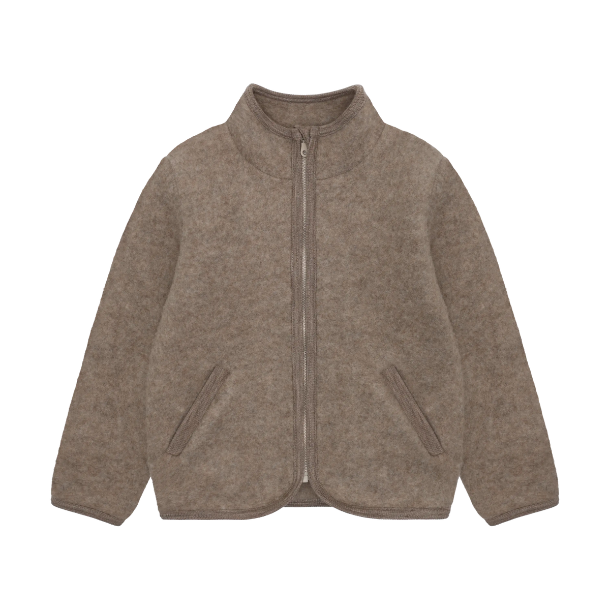 HUTTEliHUT Wollen Fleece Jas - Savannah Melange