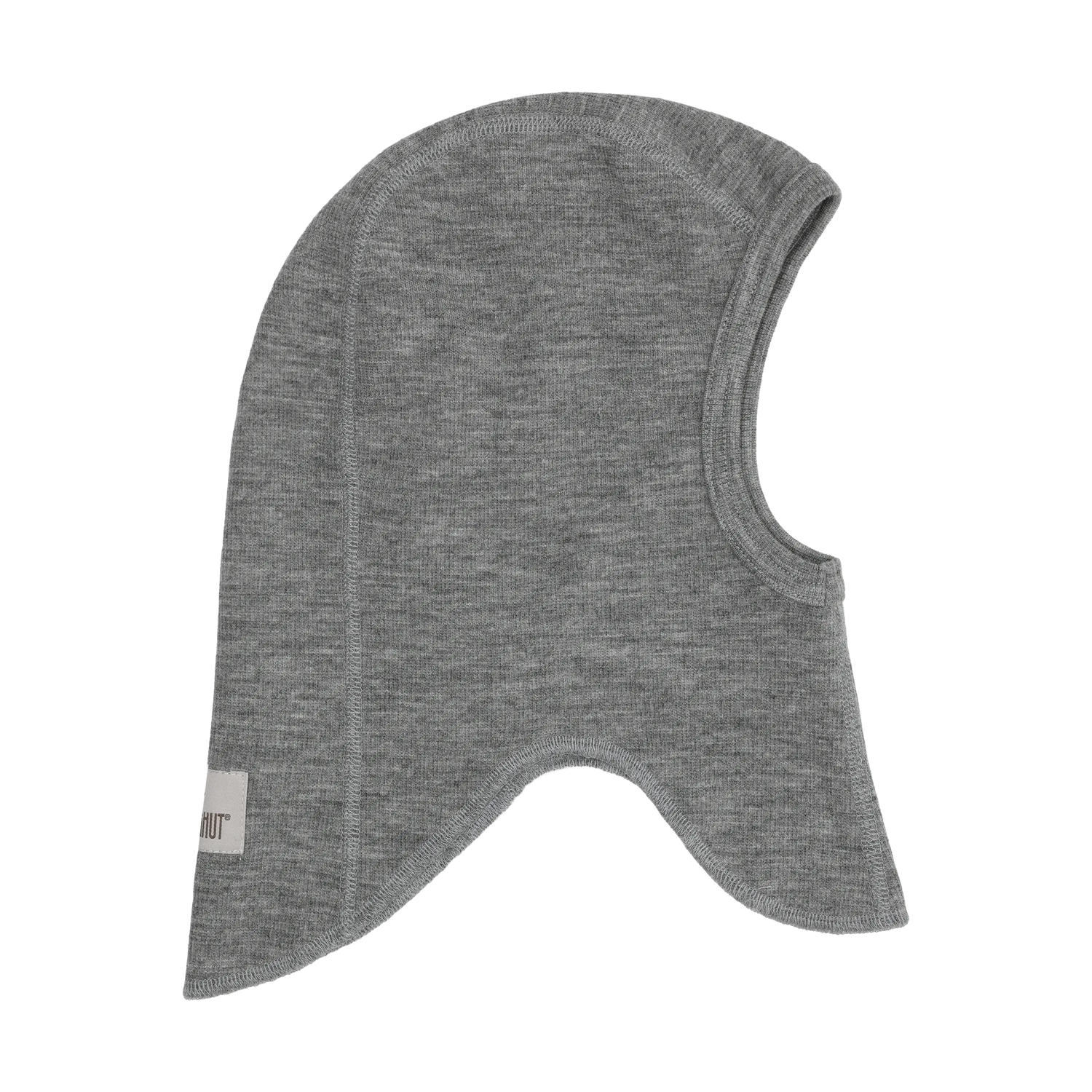 HUTTEliHUT Bivakmuts Wol Rib - Medium Grey Melange