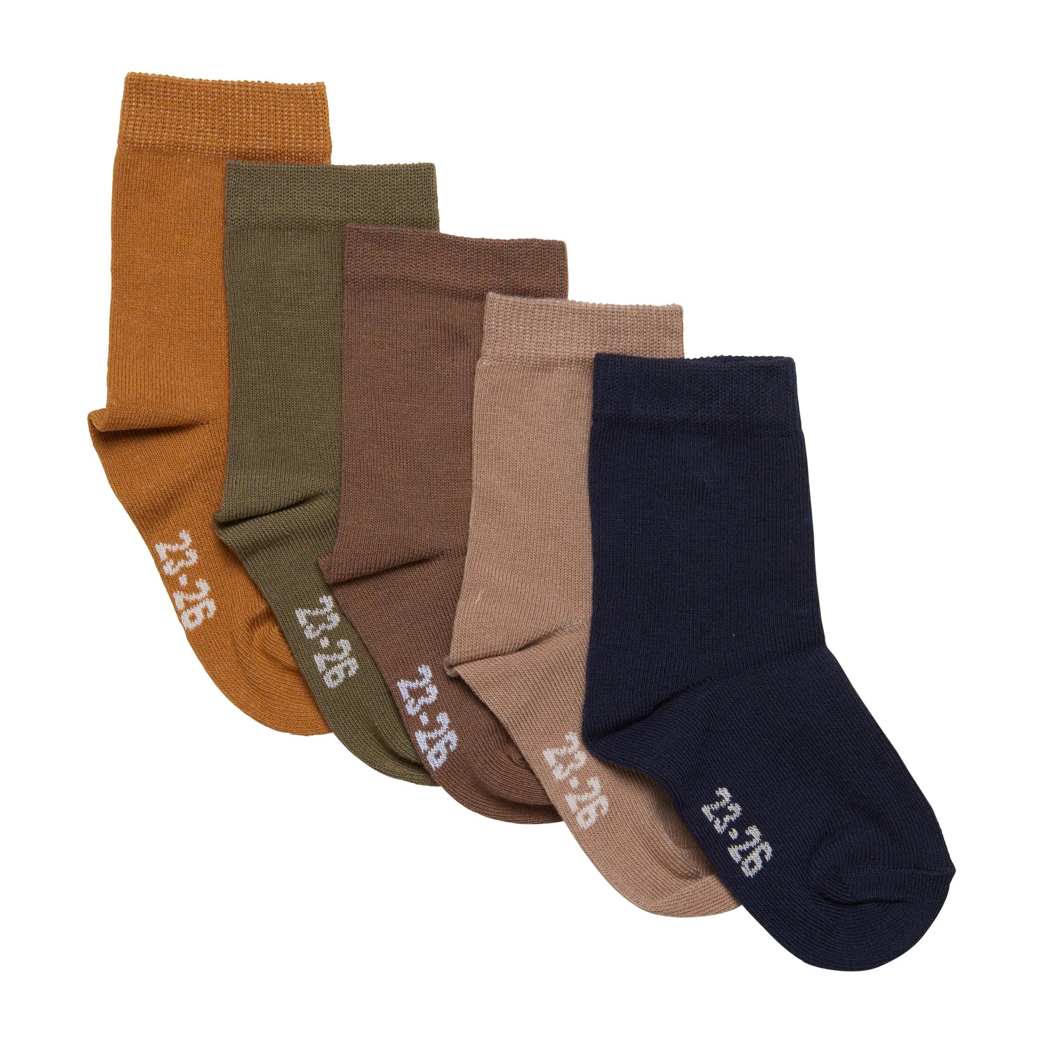 Minymo Enkelsokken Multi (5-pack) - Dried Herbs