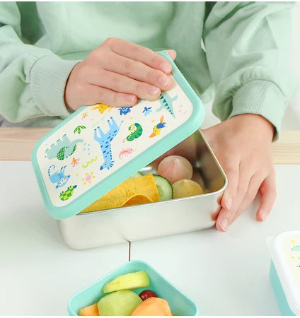 A Little Lovely Company Stainless Steel Lunchbox - Jungle