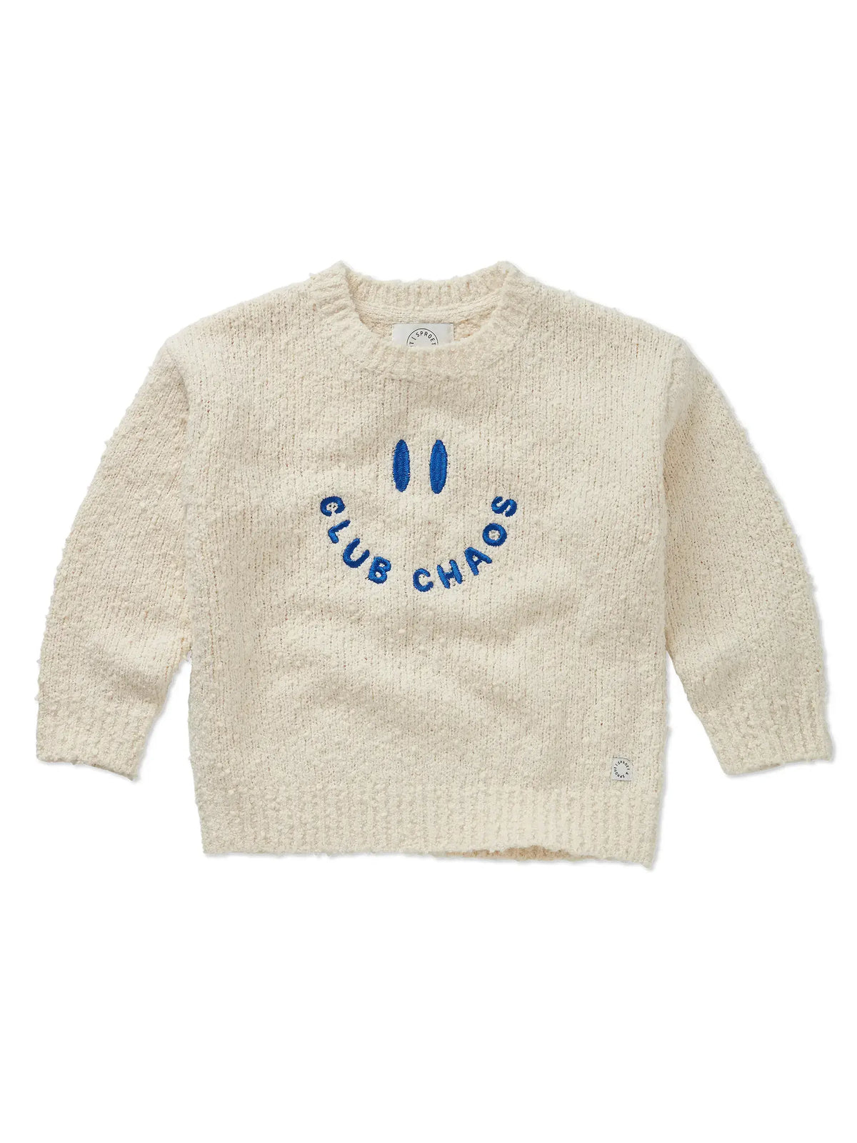 Sproet & Sprout Bouclé Sweater Club Chaos - Ivory Melee