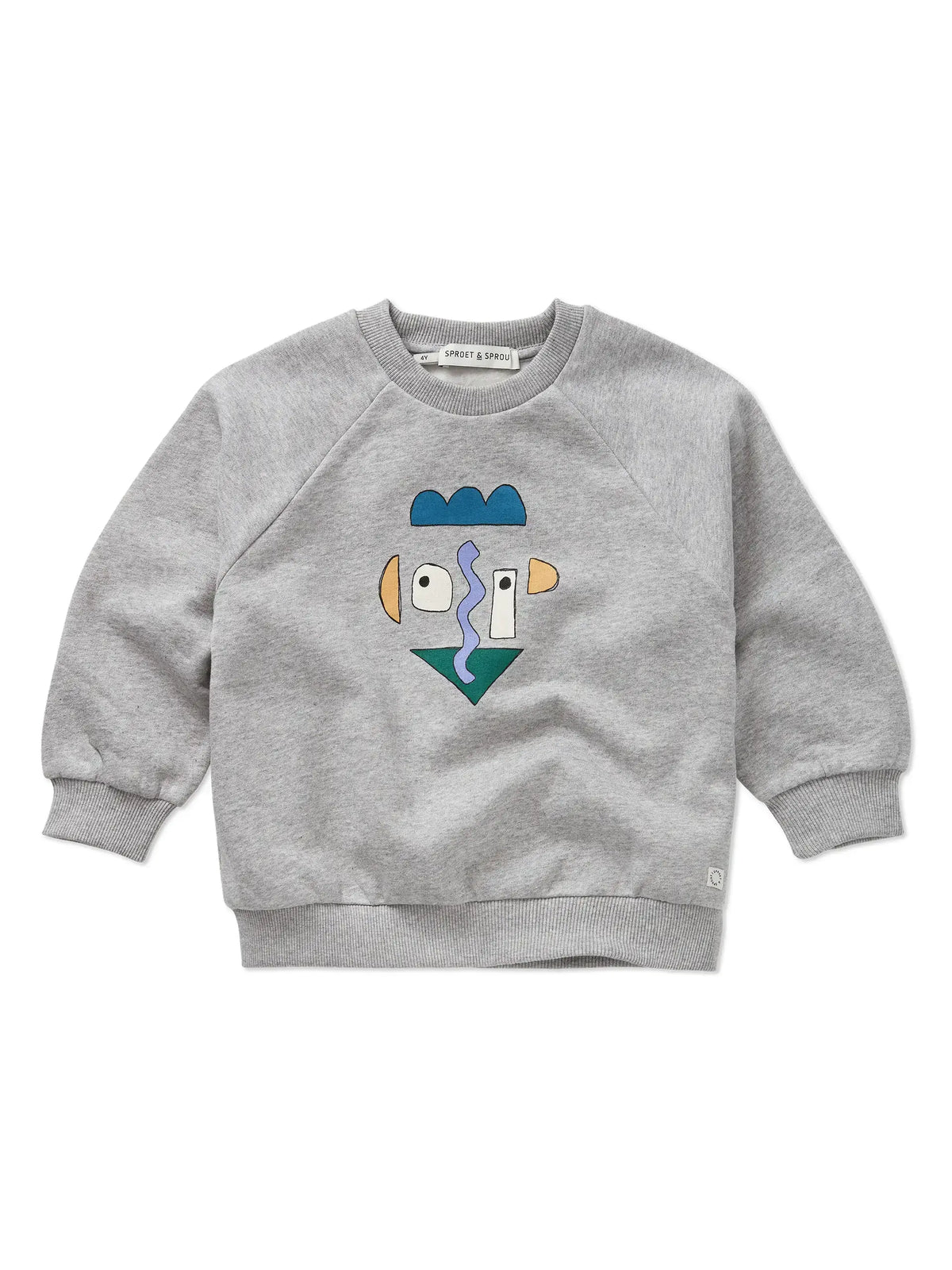 Sproet & Sprout Raglan Sweater Self Portrait - Grey Melee