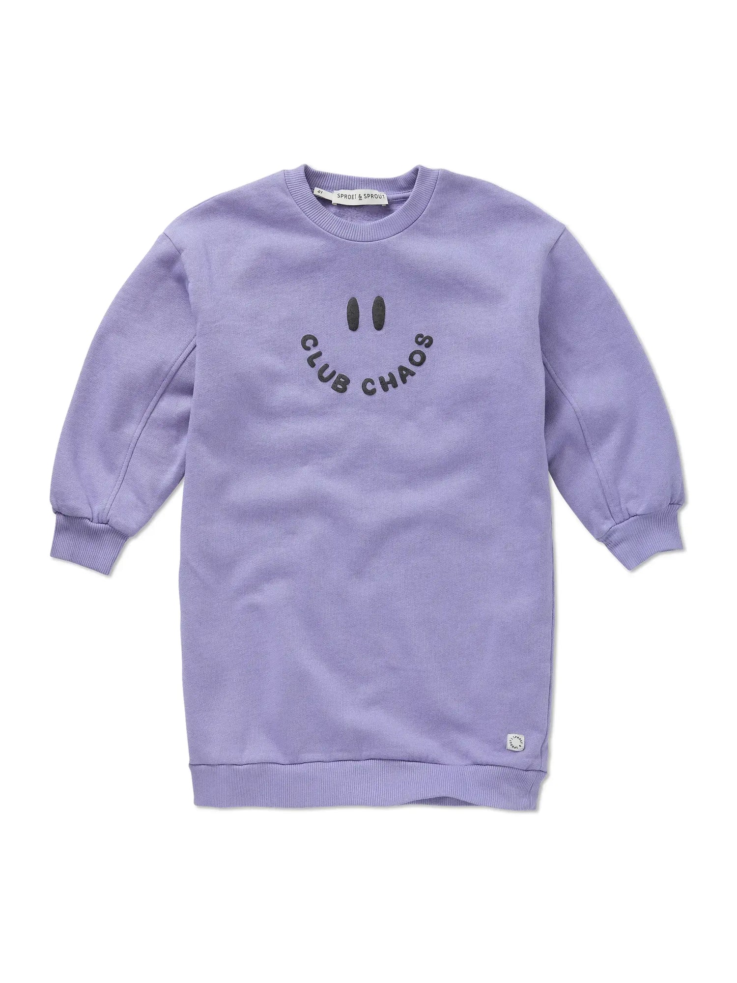 Sproet & Sprout Sweater Jurk Club Chaos - Crayon Cloud