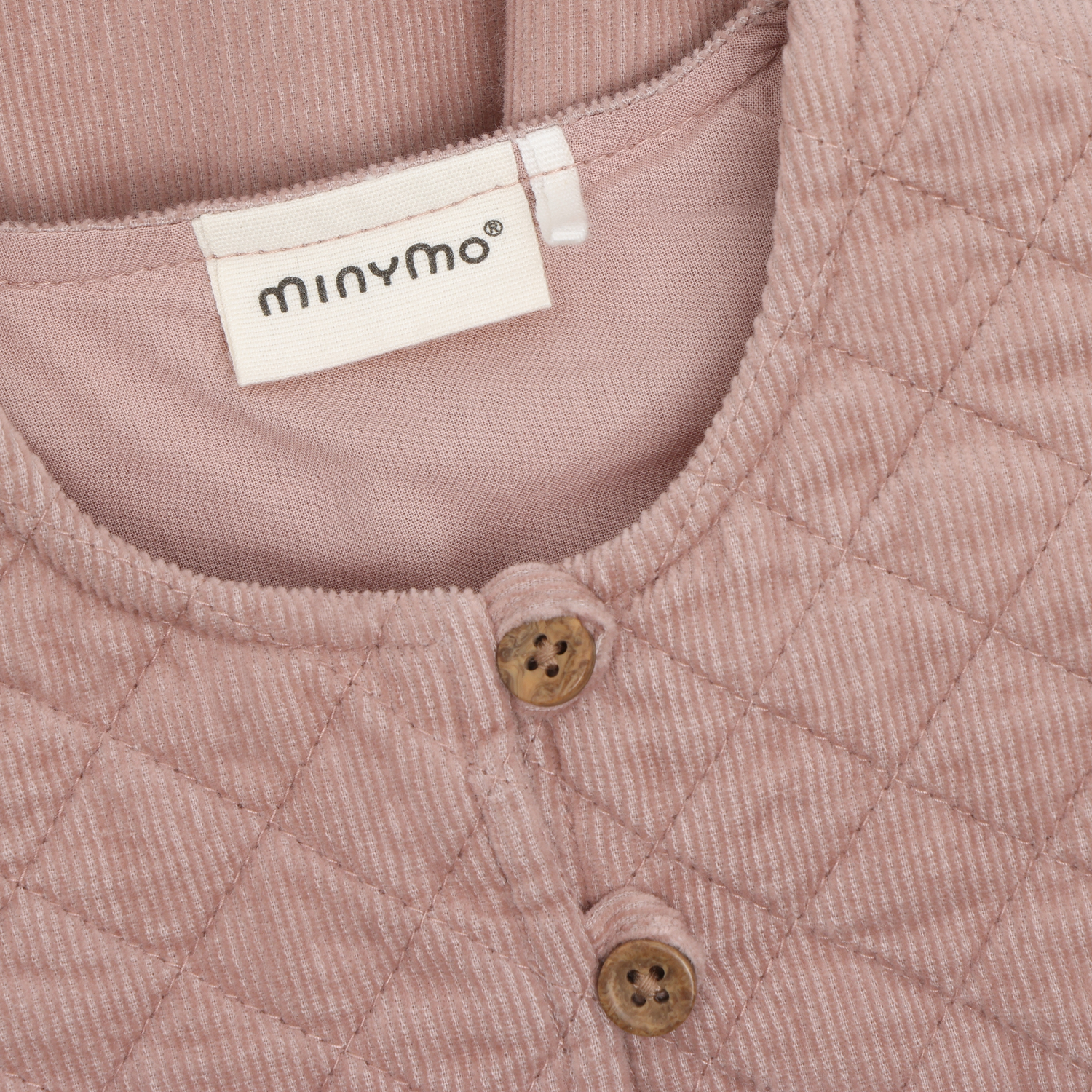 Minymo Ribfluwelen Spencer Met Voering - Fawn