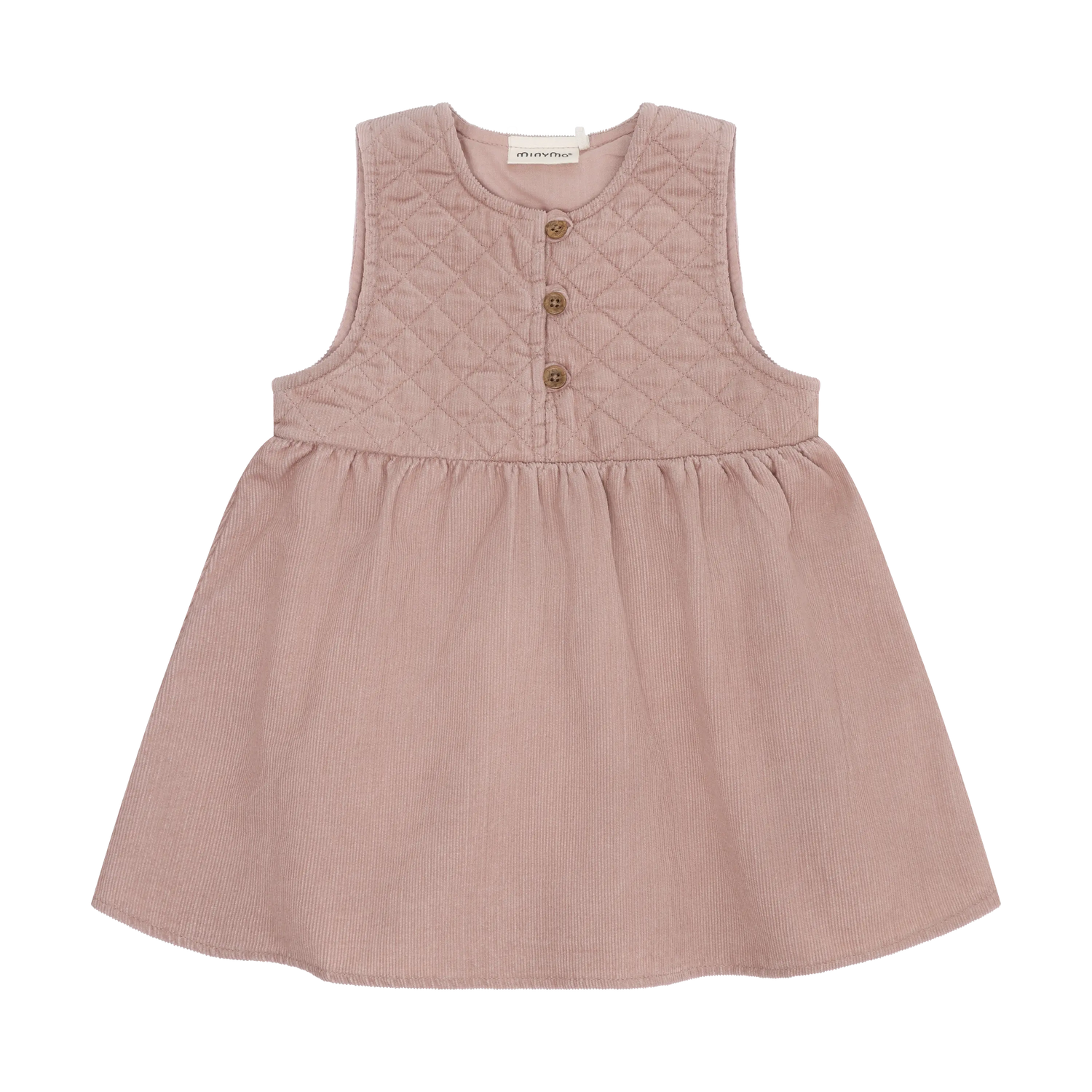 Minymo Ribfluwelen Spencer Met Voering - Fawn