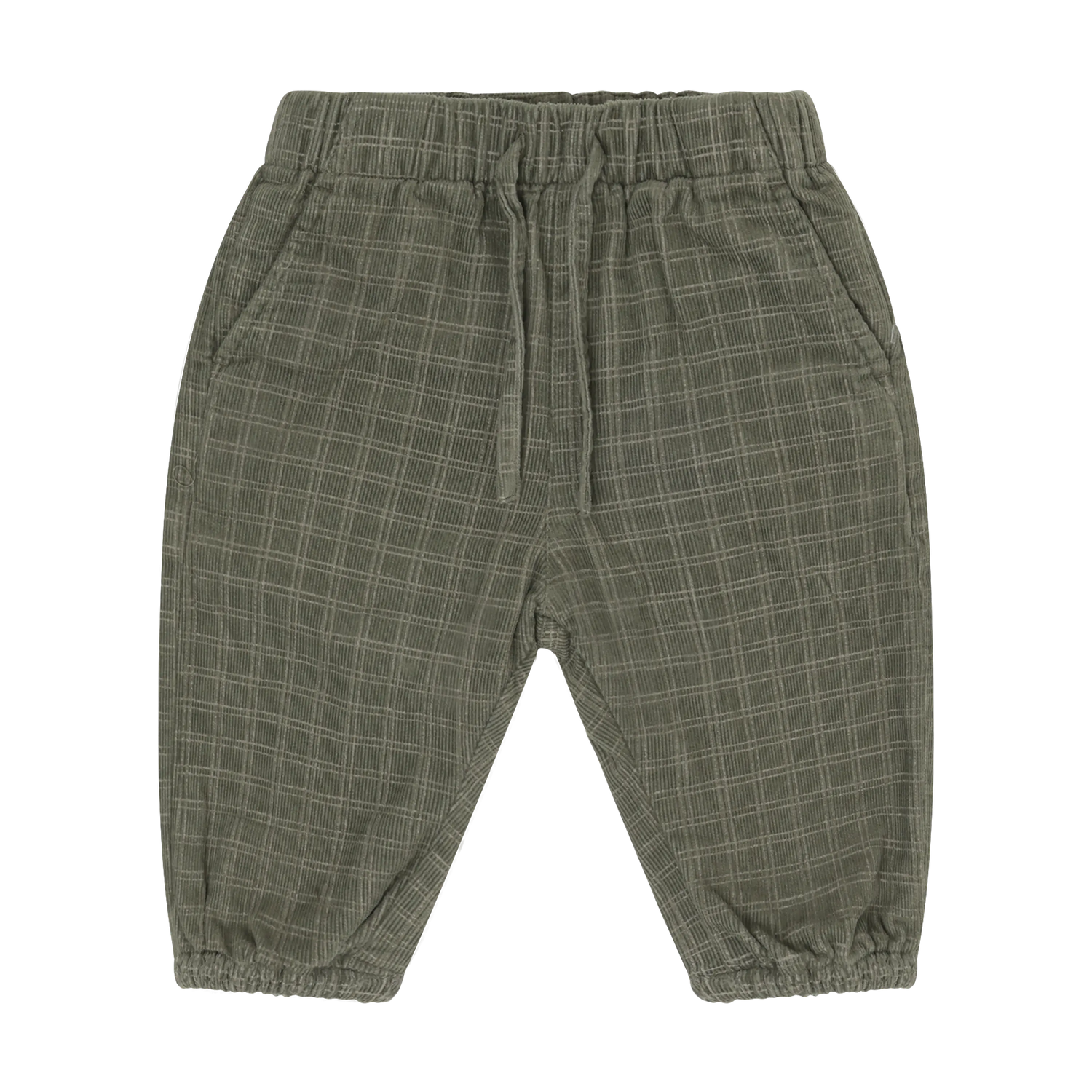 Minymo Ribfluwelen Broek Met Print En Voering - Beetle