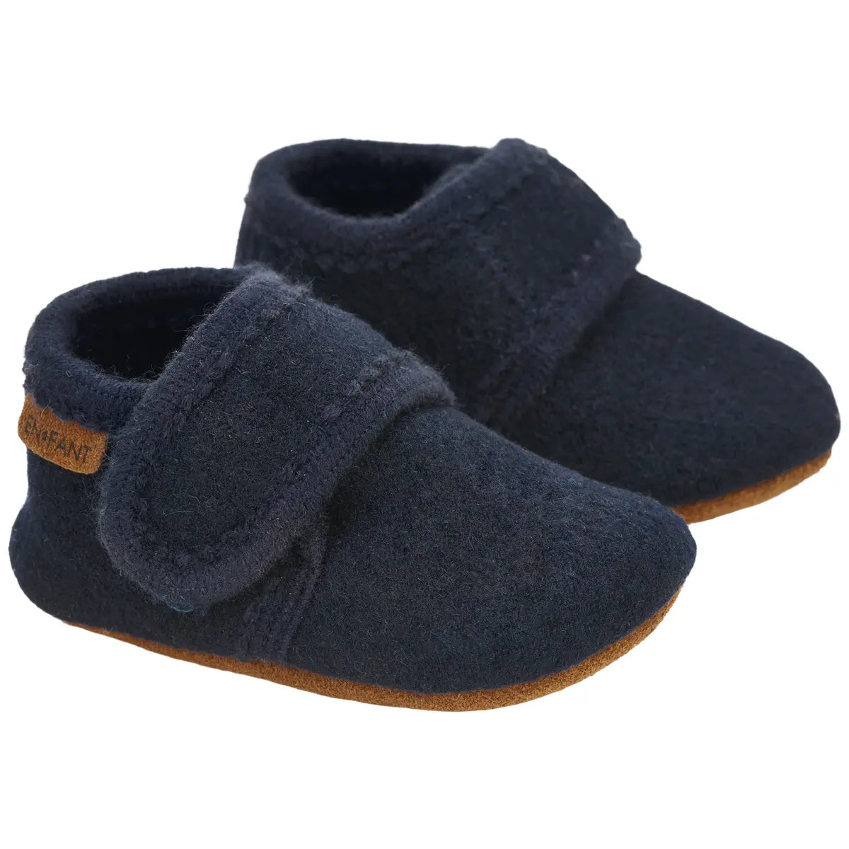 En Fant Baby Wollen Slofjes - Navy