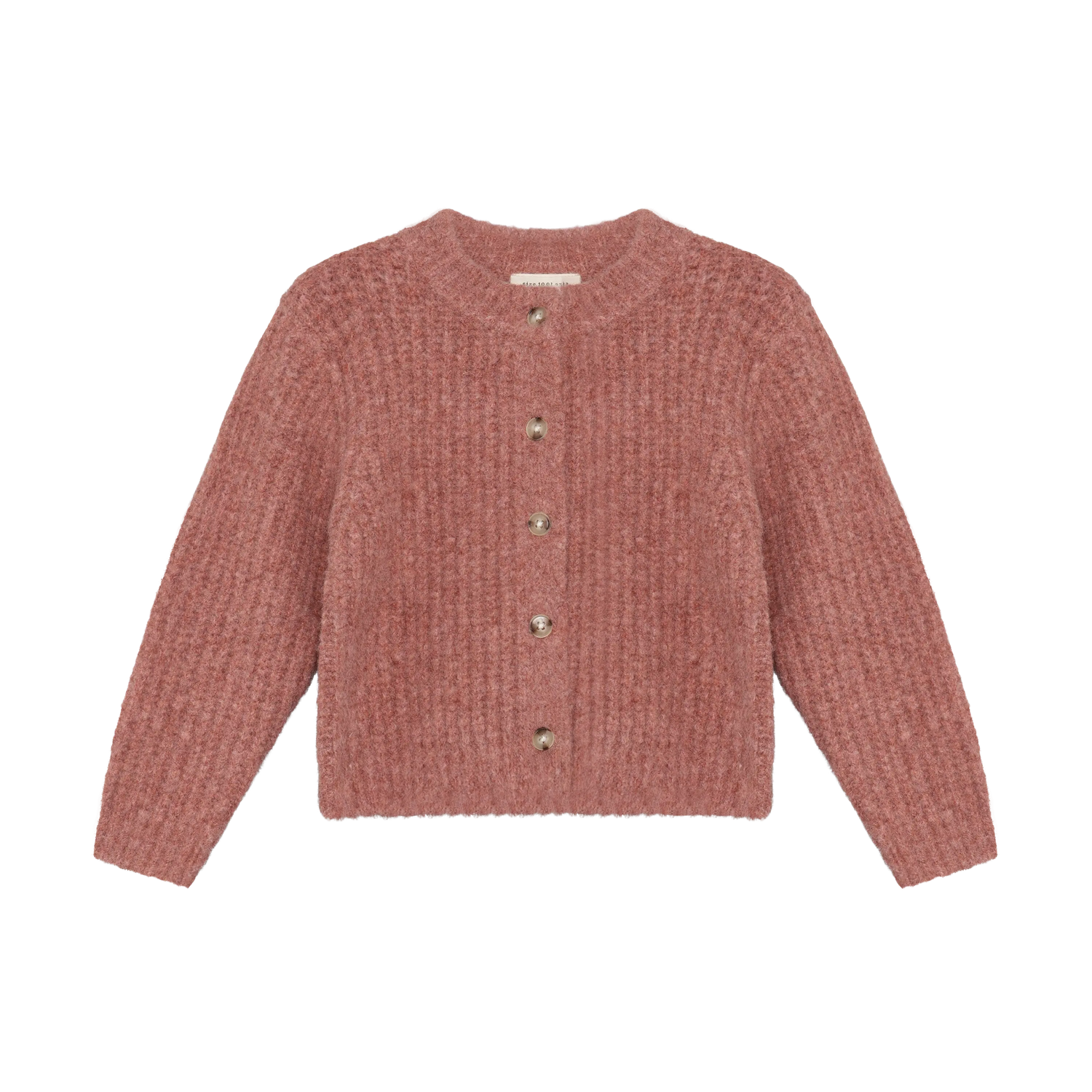 En Fant Gebreid Vest - Burlwood