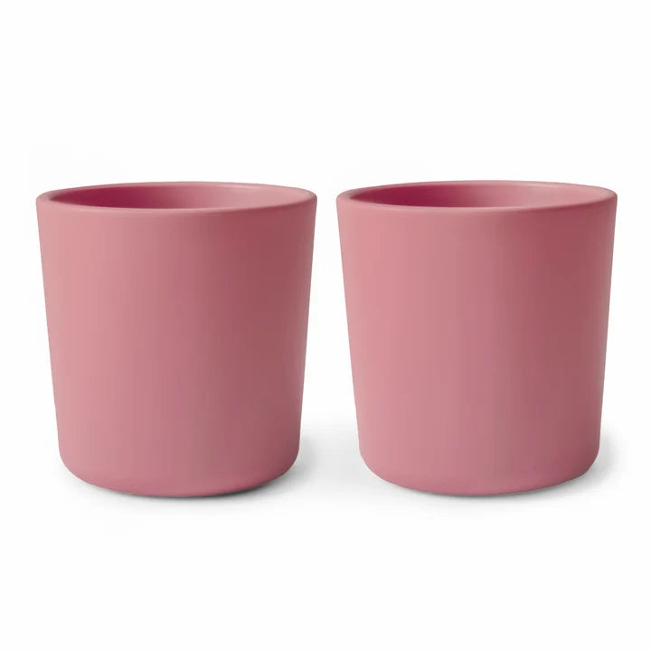 Mushie Beker Set 2st - Dusty Rose