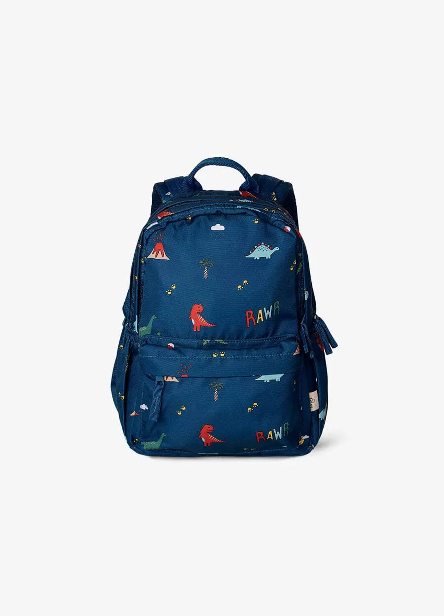 Citron Medium Backpack - Blue Dino