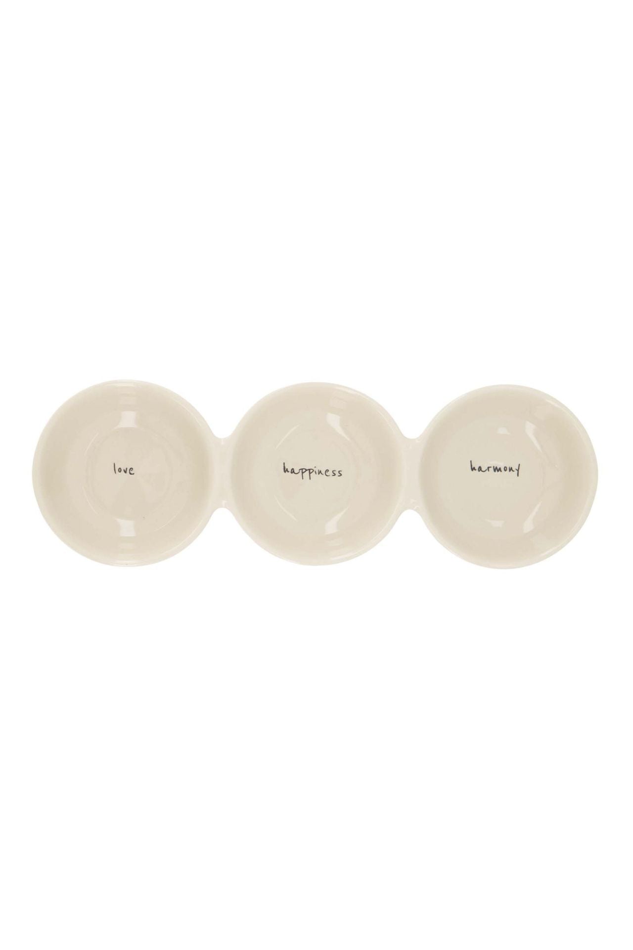 Zusss Serving Plate - Love Happiness Harmony