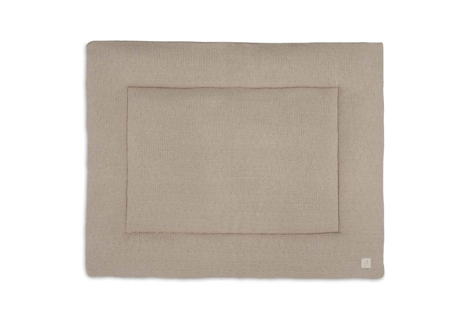 Jollein Boxkleed Sprinkle Knit 75x95 cm - Sand