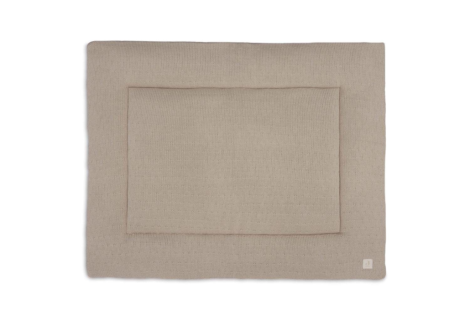 Jollein Boxkleed Sprinkle Knit 75x95 cm - Sand