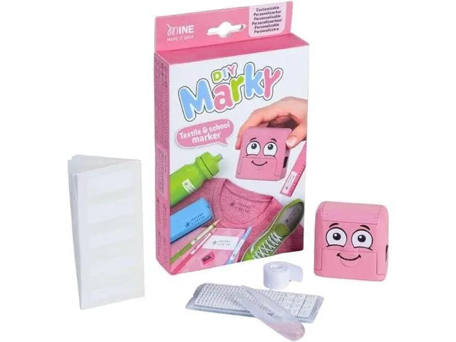COLOP MARKY Textielstempel Set Voor Kleding & Spullen - Roze