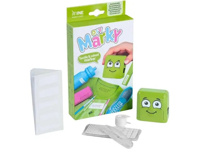 COLOP MARKY Textielstempel Set Voor Kleding & Spullen - Groen
