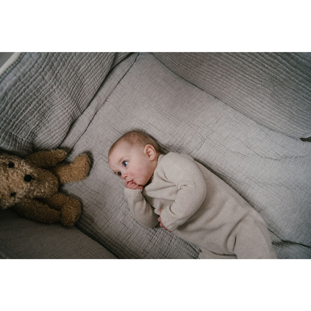 Koeka Boxbumper 180x30cm - Rivoli - Stone / Warm White